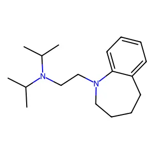 N-propan-2-yl-N-[2-(2,3,4,5-tetrahydro-1-benzazepin-1-yl)ethyl]propan-2-amine structure