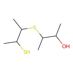 3-((2-Mercapto-1-methylpropyl)thio)-2-butanol structure