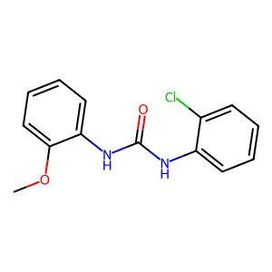 1-(2-chlorophenyl)-3-(2-methoxyphenyl)urea structure