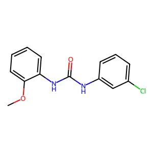 1-(3-chlorophenyl)-3-(2-methoxyphenyl)urea structure