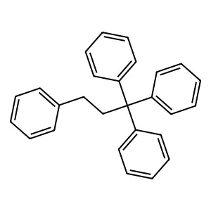 1,1,3-triphenylpropylbenzene structure