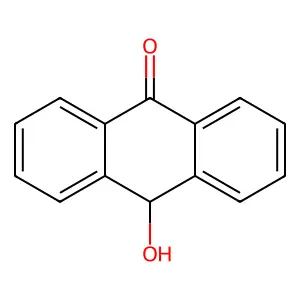 10-hydroxy-10H-anthracen-9-one structure