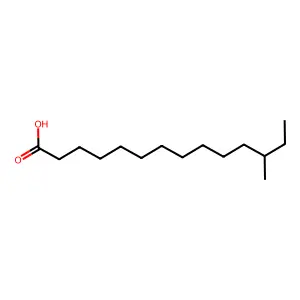 12-Methyltetradecanoic acid structure