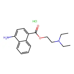 Naphthocaine HCl structure