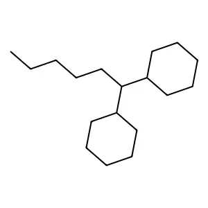 1,1-Dicyclohexylhexane structure