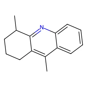 1,2,3,4-TETRAHYDRO-4,9-DIMETHYLACRIDINE structure