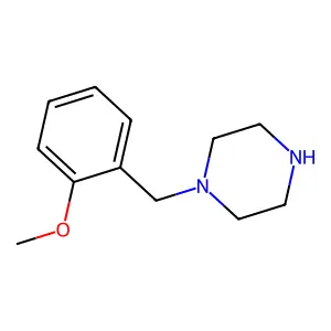 1-[(2-methoxyphenyl)methyl]piperazine structure