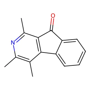 1,3,4-trimethylindeno[2,1-c]pyridin-9-one structure