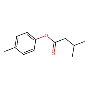 (4-methylphenyl) 3-methylbutanoate structure