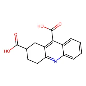 1,2,3,4-tetrahydroacridine-2,9-dicarboxylic acid structure