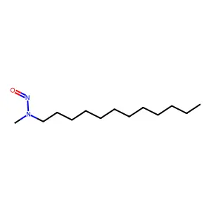 N-dodecyl-N-methylnitrous amide structure