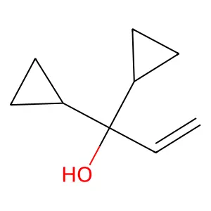 1,1-DICYCLOPROPYL-PROP-2-EN-1-OL structure