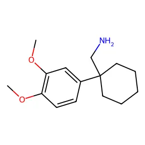 [1-(3,4-dimethoxyphenyl)cyclohexyl]methanamine structure