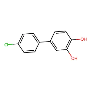 1,2-Dihydroxy-4'-chlorobiphenyl structure