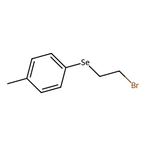 1-(2-bromoethylselanyl)-4-methylbenzene structure