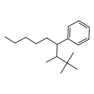 1-(1,2,2-Trimethylpropyl)hexylbenzene structure
