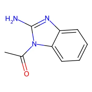 1-(2-aminobenzimidazol-1-yl)ethanone structure