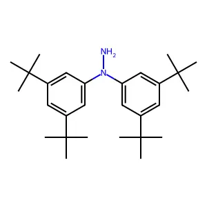 1,1-bis(3,5-di-tert-butylphenyl)hydrazine structure