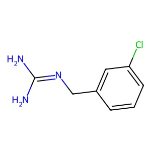 (m-Chlorobenzyl)guanidine structure