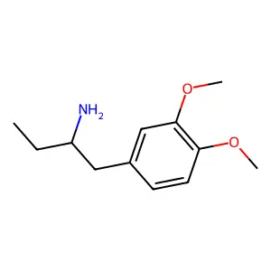 1-(3,4-dimethoxyphenyl)butan-2-amine structure