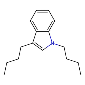 1,3-Dibutyl-1H-indole structure