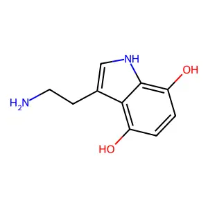 INDOLE-4,7-DIOL, 3-(2-AMINOETHYL)- structure