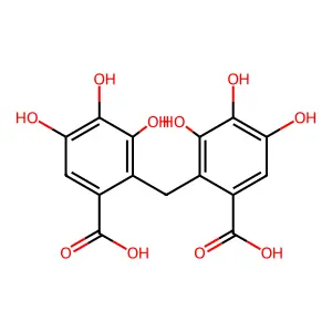 Methylenedigallic acid structure
