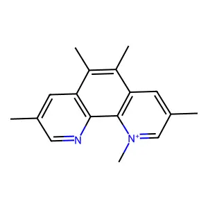 1,3,5,6,8-Pentamethyl-1,10-phenanthrolinium structure