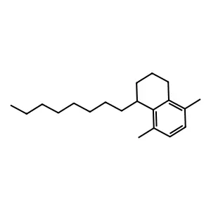 1,2,3,4-Tetrahydro-5,8-dimethyl-1-octylnaphthalene structure