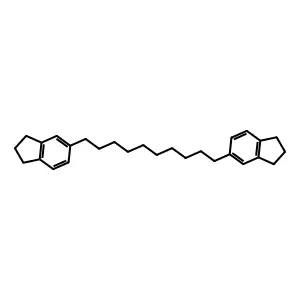 1,10-Di-(5-indanyl)decane structure