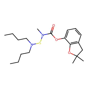 Carbosulfan structure