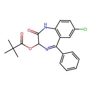 Pivoxazepam structure