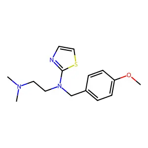 N'-[(4-methoxyphenyl)methyl]-N,N-dimethyl-N'-(1,3-thiazol-2-yl)ethane-1,2-diamine structure