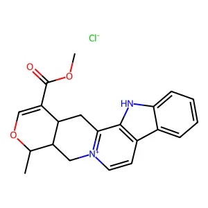 Serpentine hydrochloride structure