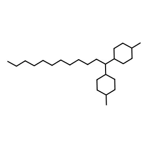 1,1-Di(4-methylcyclohexyl)dodecane structure