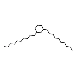 1,3-Didecylcyclohexane structure