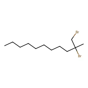 1,2-Dibromo-2-methylundecane structure