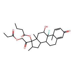 Betamethasone butyrate propionate structure