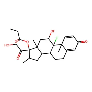 Beclomethasone 17-Propionate structure