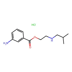 Metabutethamine hydrochloride structure