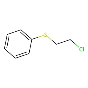 Benzene, [(2-chloroethyl)thio]- structure
