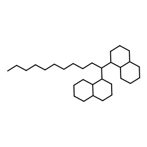 1,1-Di-(decahydro-1-naphthyl)undecane structure