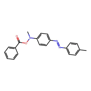[N-methyl-4-[(4-methylphenyl)diazenyl]anilino] benzoate structure