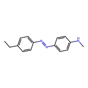 p-(4-Ethylphenylazo)-N-methylaniline structure