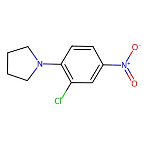 1-(2-Chloro-4-nitrophenyl)pyrrolidine structure