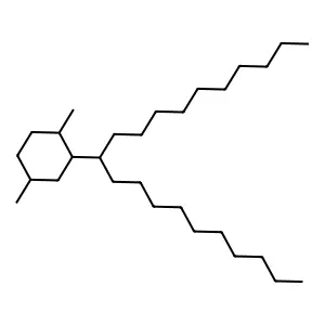 11-(2,5-Dimethylcyclohexyl)heneicosane structure
