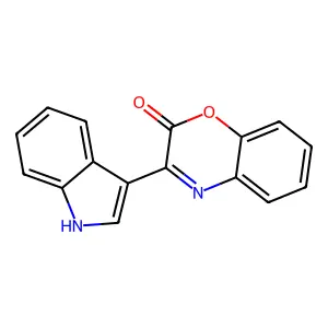 Compound C16H10N2O2 structure