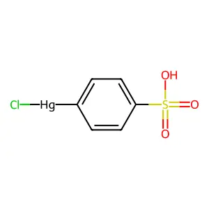 Compound C6H5ClHgO3S structure