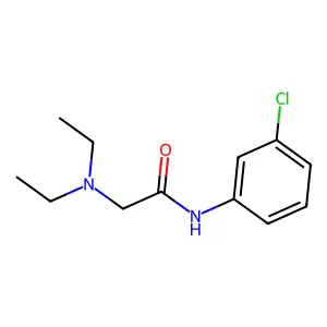 N-(3-chlorophenyl)-2-(diethylamino)acetamide structure
