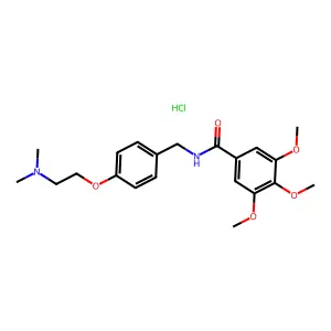 Trimethobenzamide hydrochloride structure
